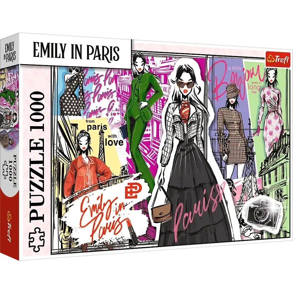 1000 detalių dėlionė „Emily Paryžiuje: Mados įkvėpimai“